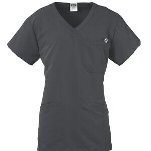 Medline Berkeley AVE Women's Stretch Tunic Scrub Top 3 Pockets